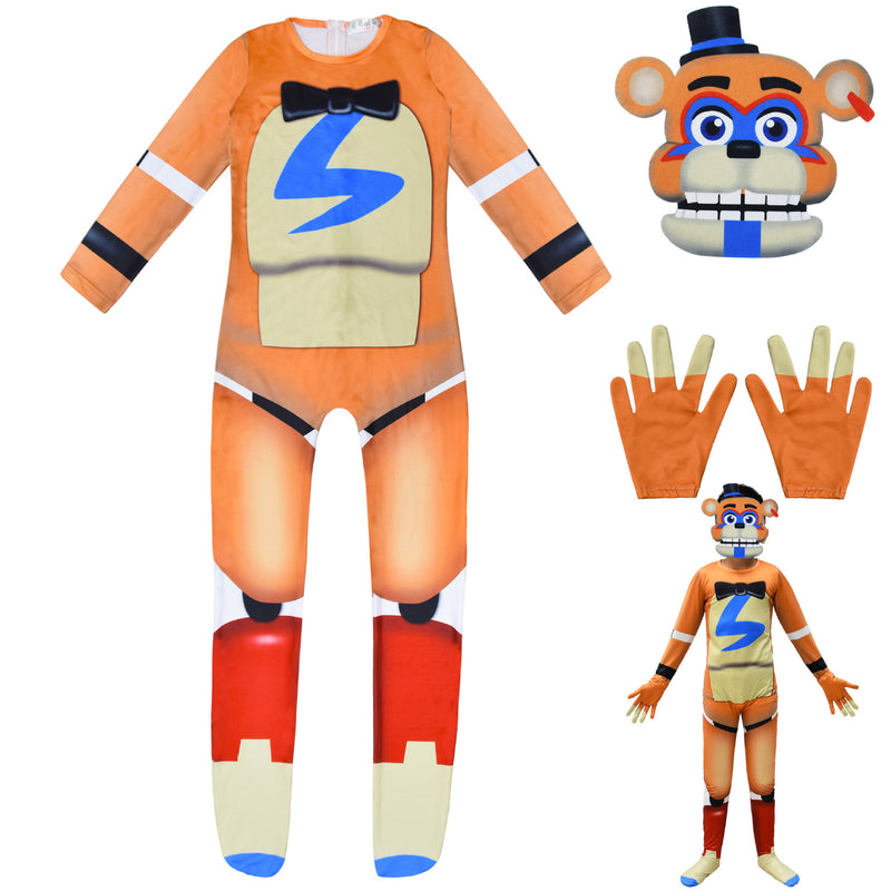 4-12T Kid Boy Christmas Halloween Toy Bear Pajamas