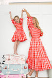Family Matching Parent-child Bohemian Long Square Collar Dresses