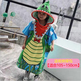 Kid Baby Boy Girl Bath Towel Cotton Hooded Cloak Beach Towel Pajamas