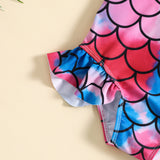 Baby Girls One-piece Summer Seaside Beach Wind Swimsuit
