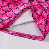 Kid Girls Separate Swimsuit Long-sleeved Bikini Mermaid Swimwear