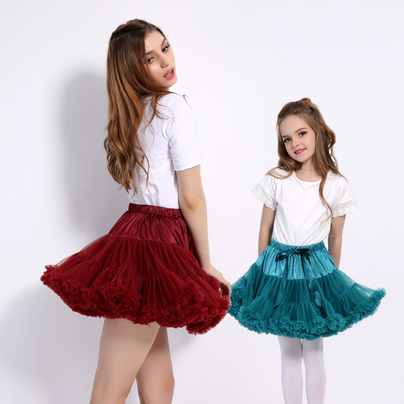 Kid Baby Girl Gauze Princess Autumn Winter Skirt