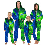 Family Matching Parent-child Long Sleeve Loose Digital Printing Pajamas