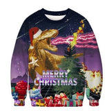 Kid 3D Printed Round Neck Christmas Fashion Hoodie