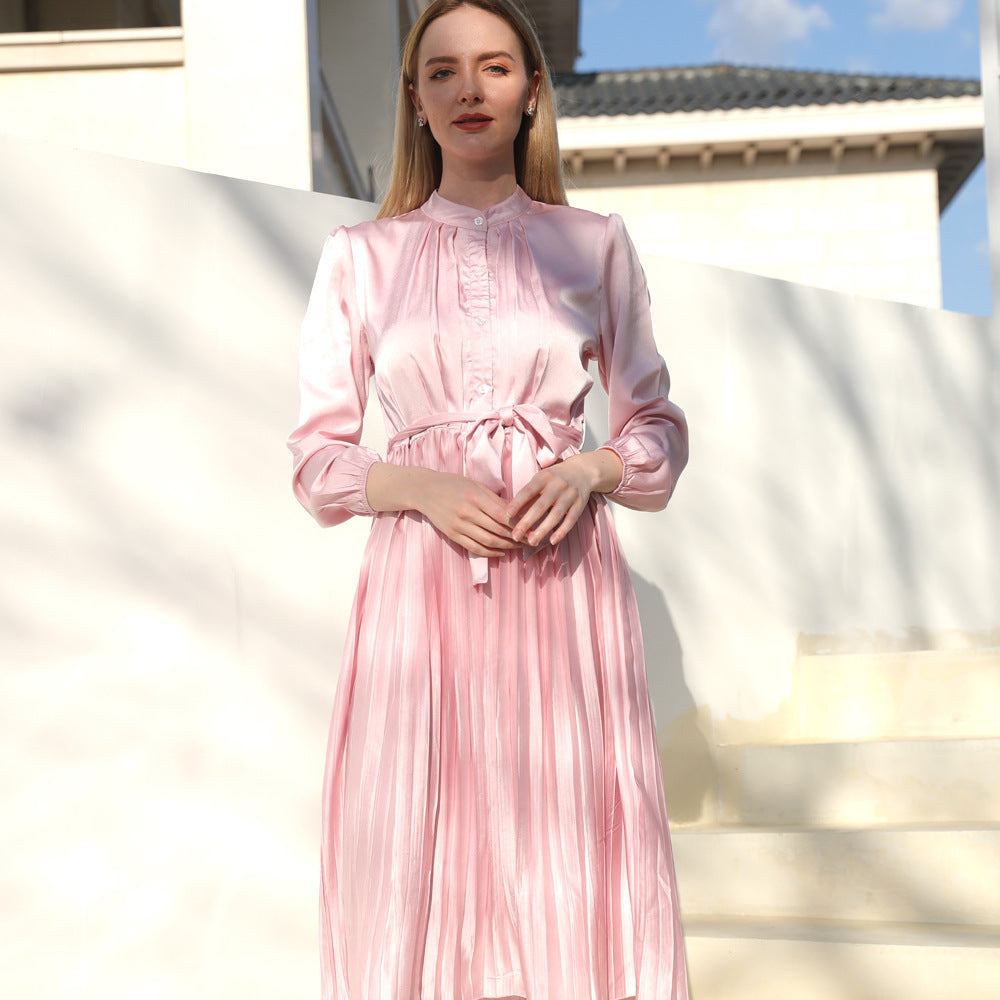 Family Matching Parent-child Layering Slim Long Sleeves Dresses
