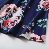 Family Matching Parent-child Printed Long Dresses