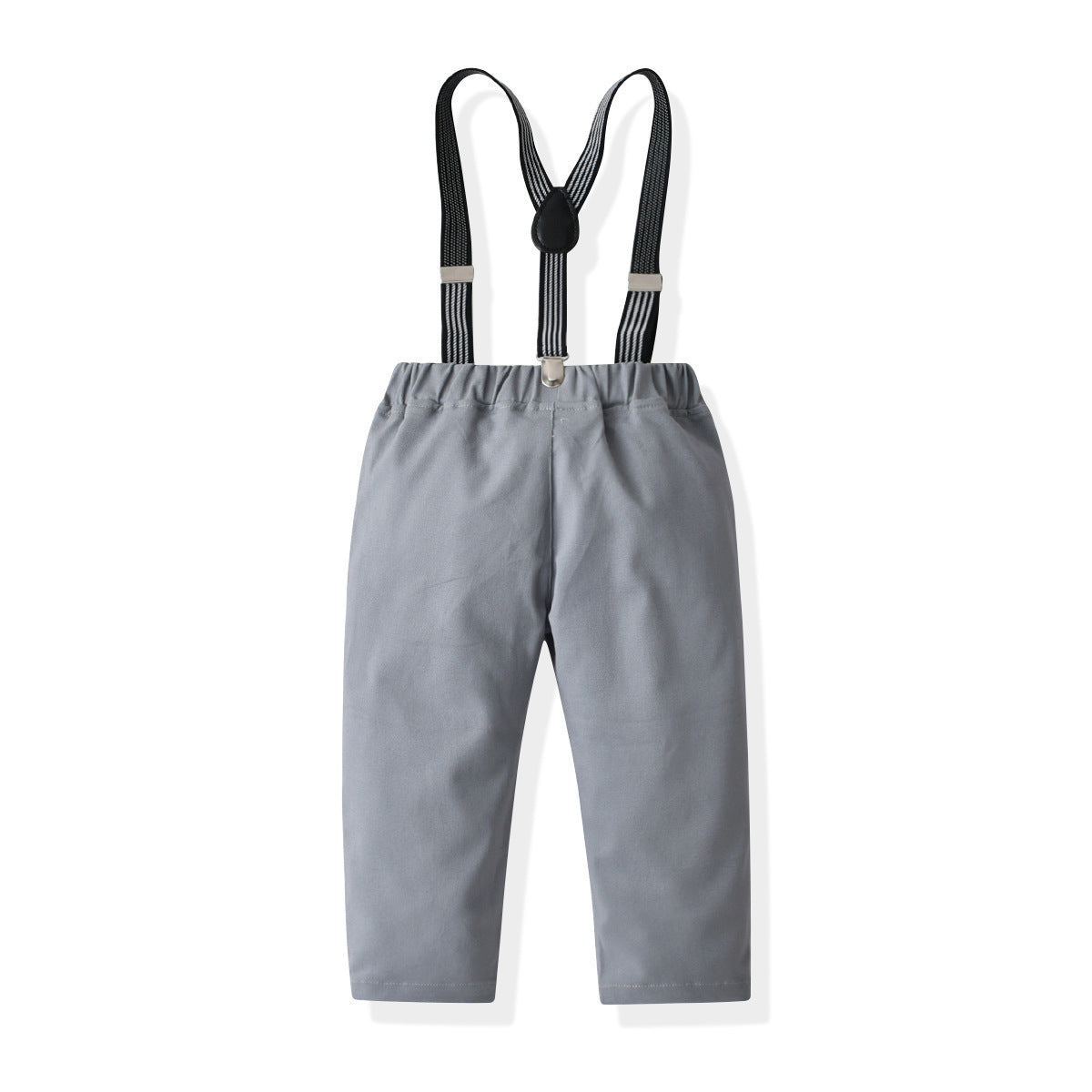 Kid Baby Boy Suit Long Sleeve Suspenders Stylish Gentleman Sets 2 Pcs