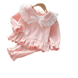 Kid Girl Nightgown Flannel Thick Home Coral Fleece Pajamas