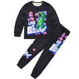 Kid Boy Home Set Long Sleeve Pajamas
