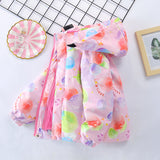 Kid Girls Autumn Winter Three-in-one Removable Trench Coat