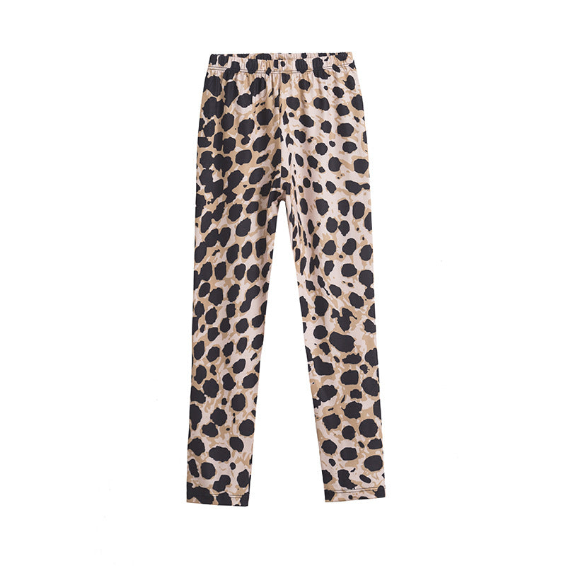 Kid Girl Leggings Spring Autumn Foreign Fashion Korean Trousers