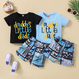 Kid Baby Boys Beach Summer Casual 2 Pcs Shorts Set