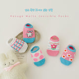 Kid Baby Cotton Anti-Slip Floor Bow Socks 5 Packs