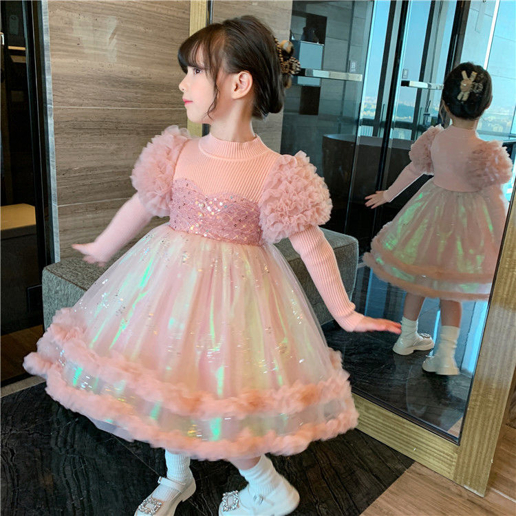 Kid Baby Ins Autumn Winter Princess Fashionable Dress
