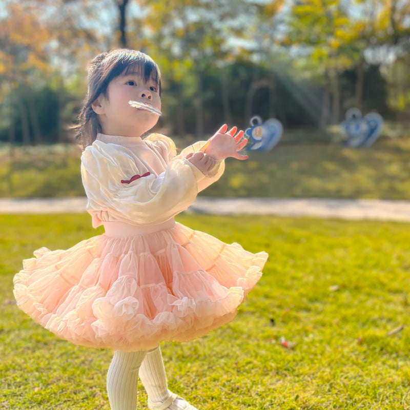 Kid Baby Girl Princess Cake Colorful Tutu Party Dance Tulle Skirts