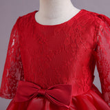 Kid Girl Princess Poncho Christmas Dresses