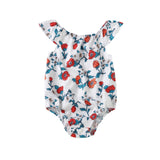 Family Matching Parent-child Flower Print Swing Dress