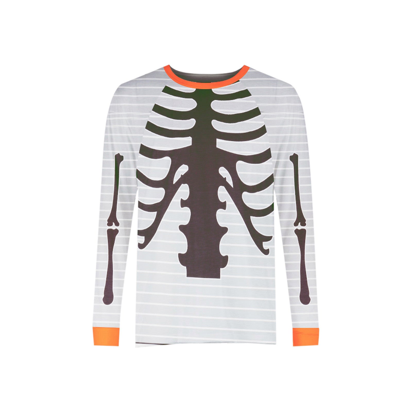 Family Matching Halloween Bone Print Parent-child Outfit Pajamas