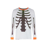 Family Matching Halloween Bone Print Parent-child Outfit Pajamas