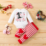 Infants Baby Girl New Valentine's Day Suit 3 Pcs Sets