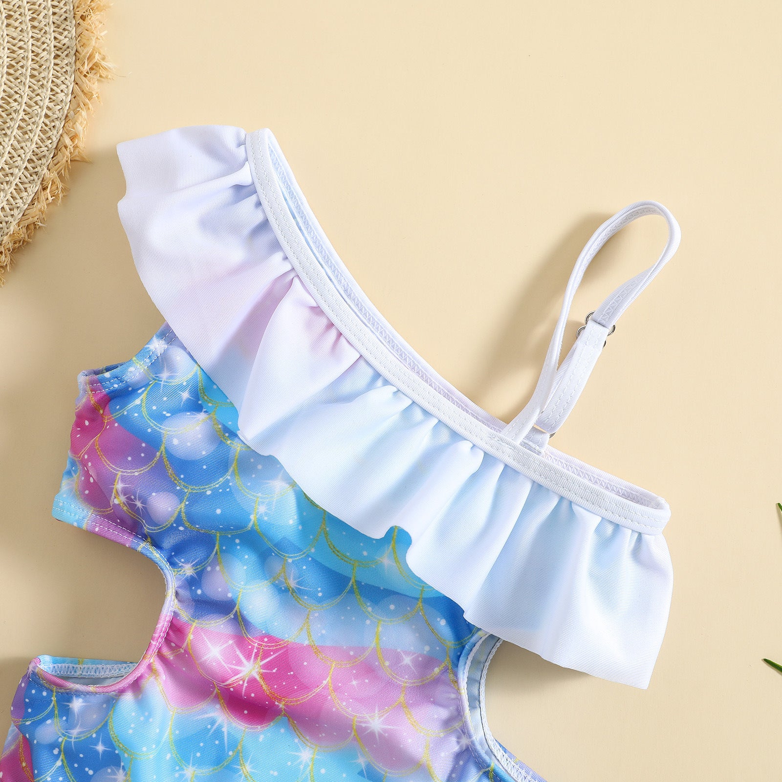 Baby Girls Fishscale One-piece Fashion Swimsuit