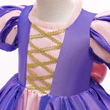 Kid Baby Girls Summer Halloween Sophia Rapunzel Dresses