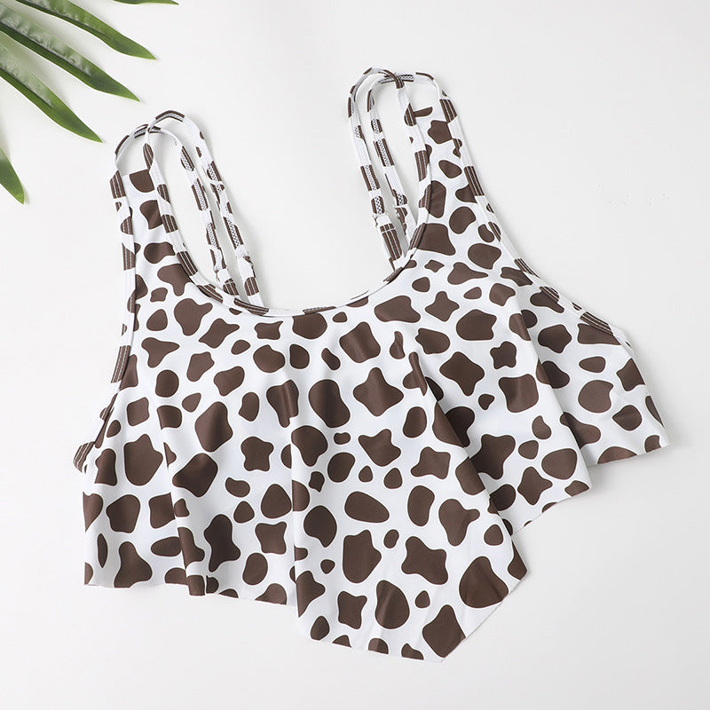 Family Matching Mother-daughter Split Bikini Leopard Print Sexy Swimsuit