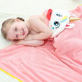 Kid Baby Summer New Cartoon Bath Towel Pajamas