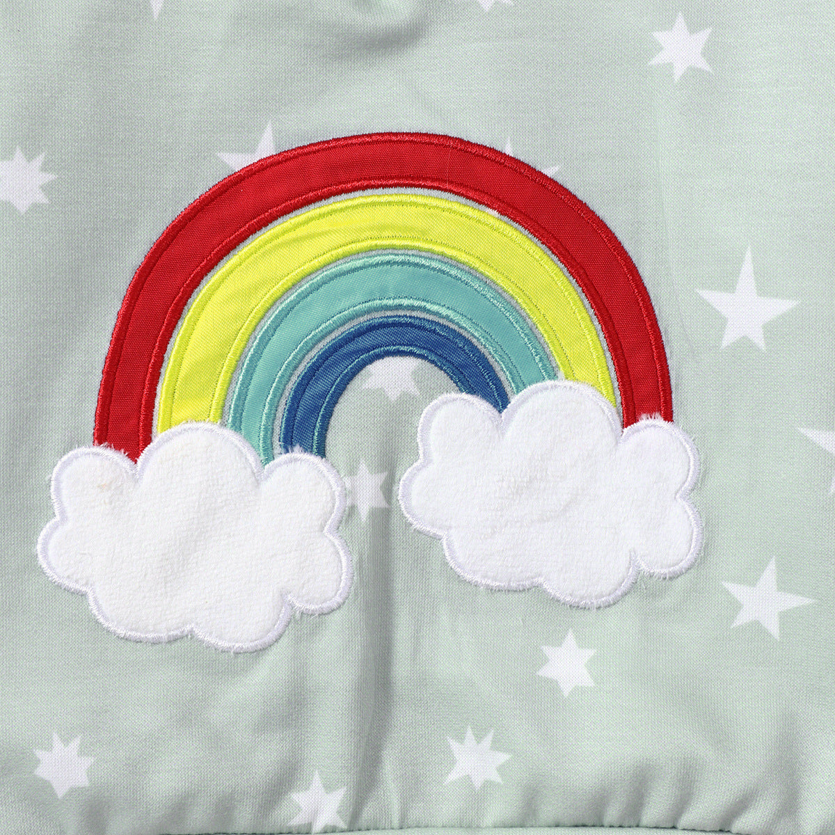 Baby Girls V-neck Long Sleeve Rainbow Cute T-shirt