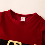 Kid Baby Girls Red Silver Fox Down Long Sleeve Mesh Princess Dress