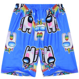 Kid Boy Space Werewolf Kills Among Us Suit Short-sleeved Pajamas