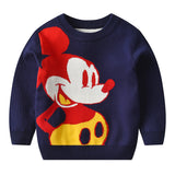 Kid Baby Girl Knit Pullover Autumn Christmas Jacquard Sweater