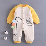 Baby Girl Boy One-piece Autumn Winter Cotton Warm Romper