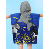 Kid Baby Bath Towel Microfiber Cotton Hooded Beach Soft Poncho Pajamas