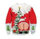 Kid 3D Printed Round Neck Christmas Fashion Hoodie