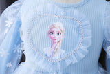 Kid Baby Girls Fashion Princess Frozen Spring Pomp Mesh Dresses
