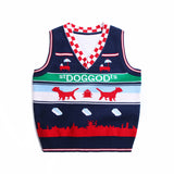 Kid Baby Boys Vest Knit Thermal Cotton Puppy Sweater
