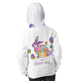 Kid Boy Girl Easter 3D Printed Hoodies Zipper Coats