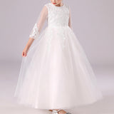 Kid Girl Autumn Spring Princess Formal Dresses