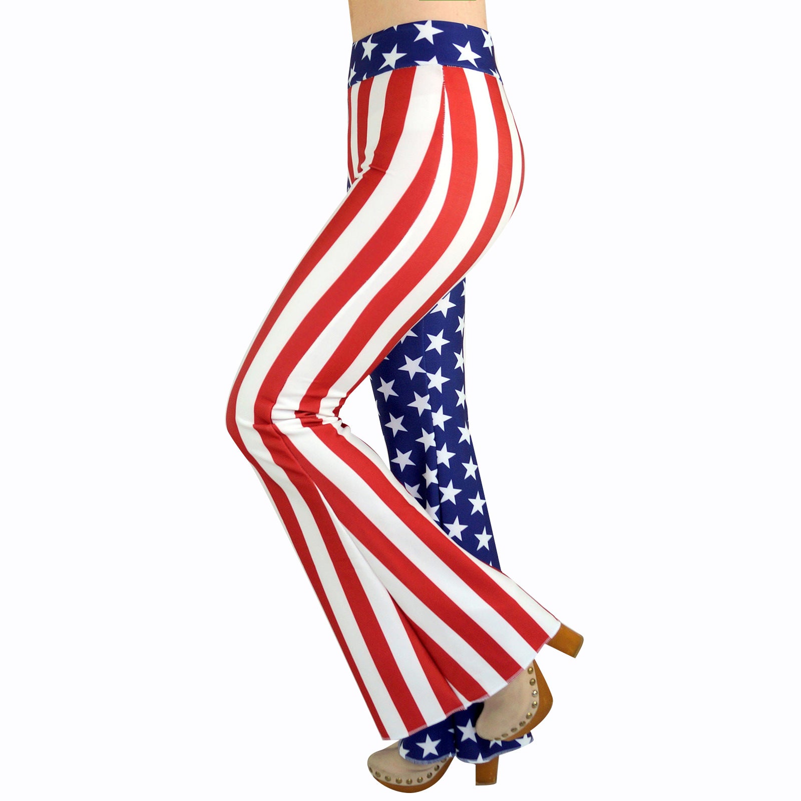 Family Matching Mother Daughter Flared Pants Independent Day Bottoms