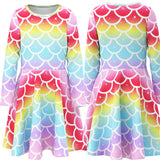 Kid Baby Girl Princess Mermaid Animal Unicorn Dress