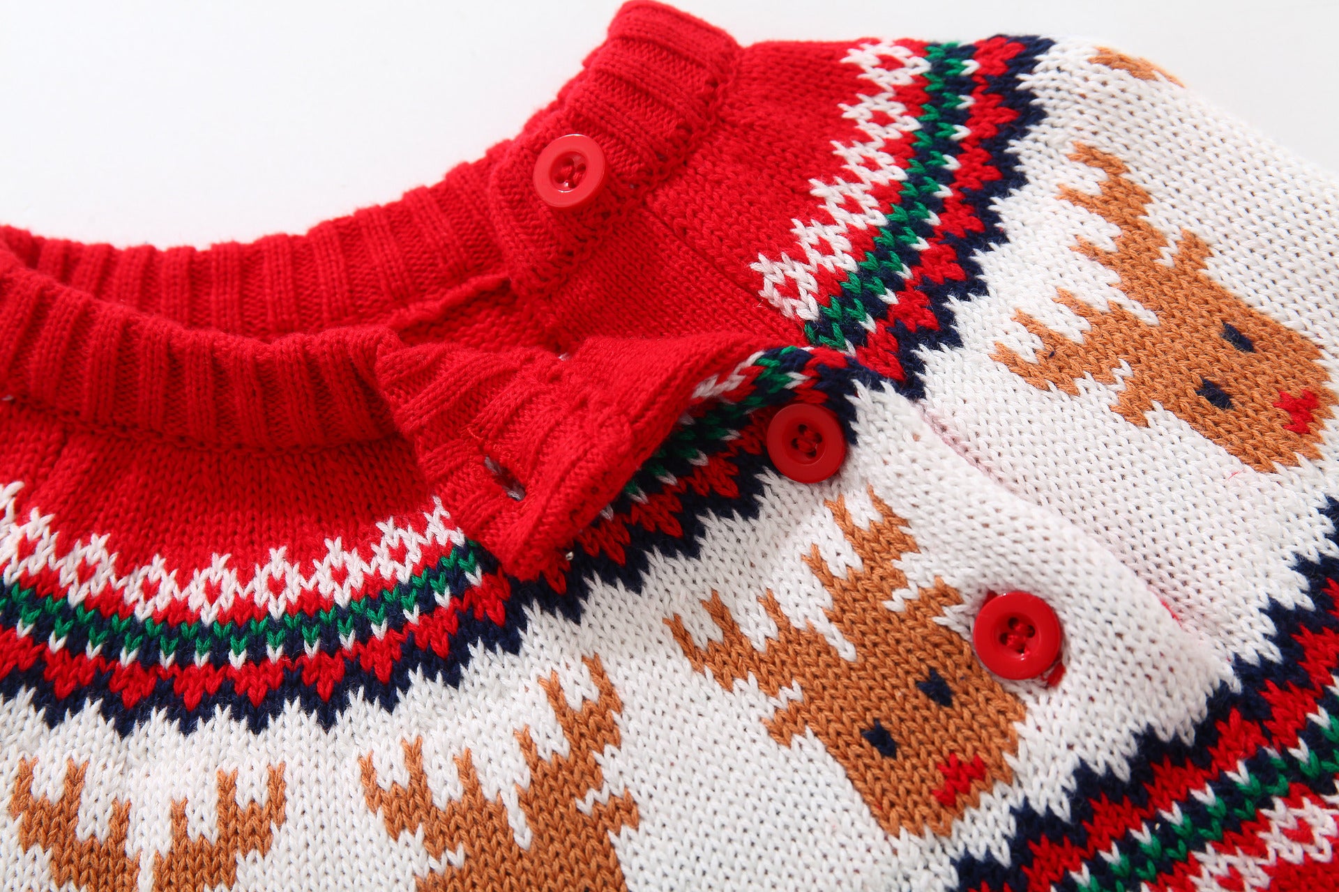 Kid Baby Boy Girl Christmas Elk Pullover Sweater