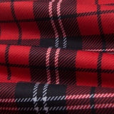 Family Matching Home Suit Christmas Plaid Patchwork Print Pajamas