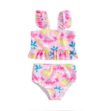Kid Baby Girl Swimsuit Summer Fashion Split Cartoon Animal Print Bikini