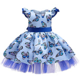 Kid Baby Girl Embroidery Ball Christmas Performance Gauze Dresses