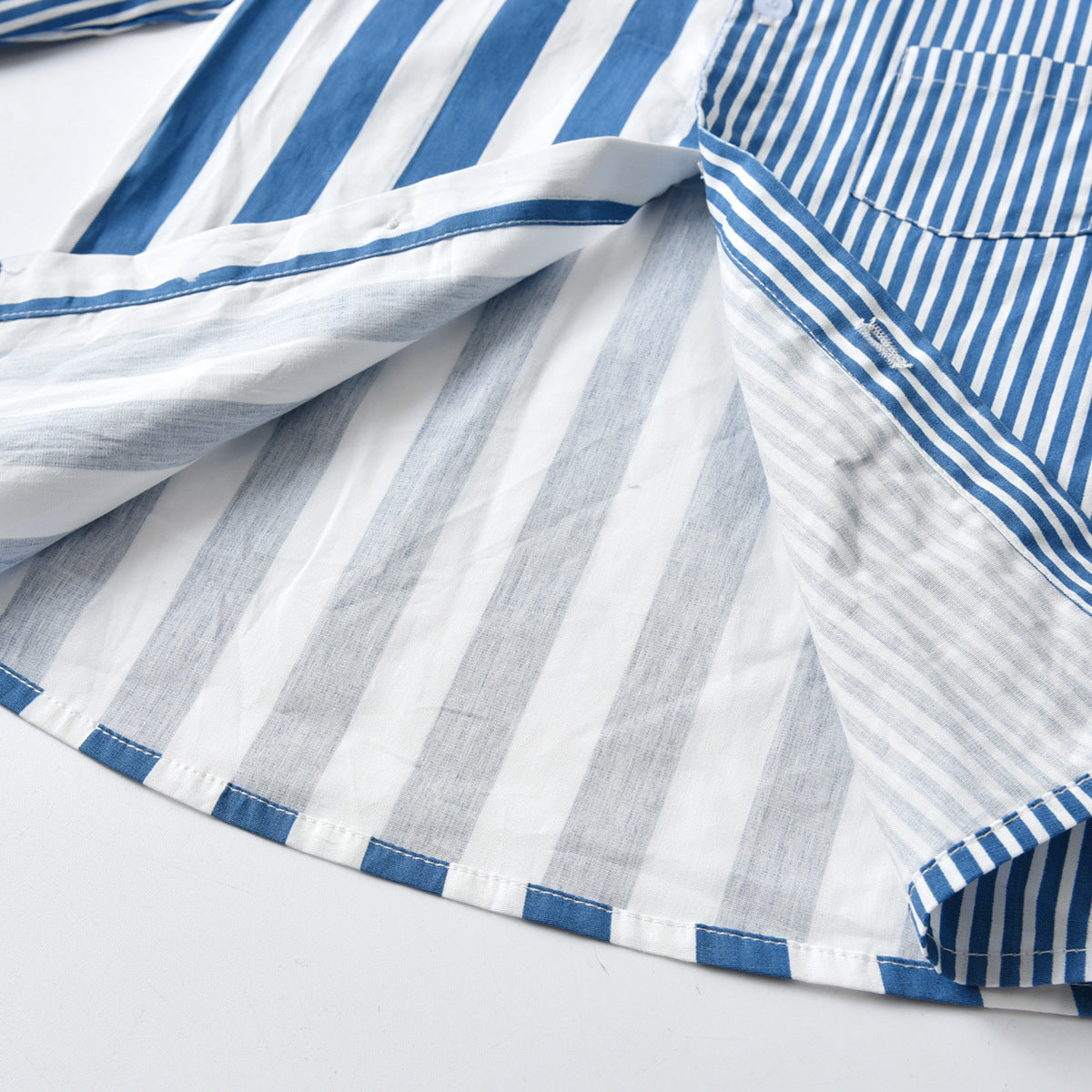 Kid Baby Boy Suit Long Sleeve Striped Fashionable Striped 4 Pcs Sets