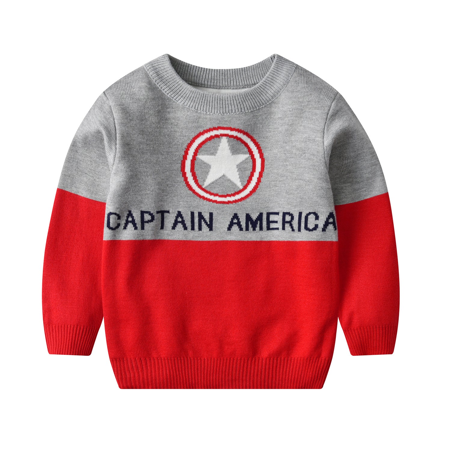 Kid Baby Girl Knit Pullover Autumn Christmas Jacquard Sweater
