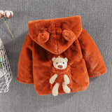 Kid Baby Boy Girl Autumn Winter Wool Warm Coats