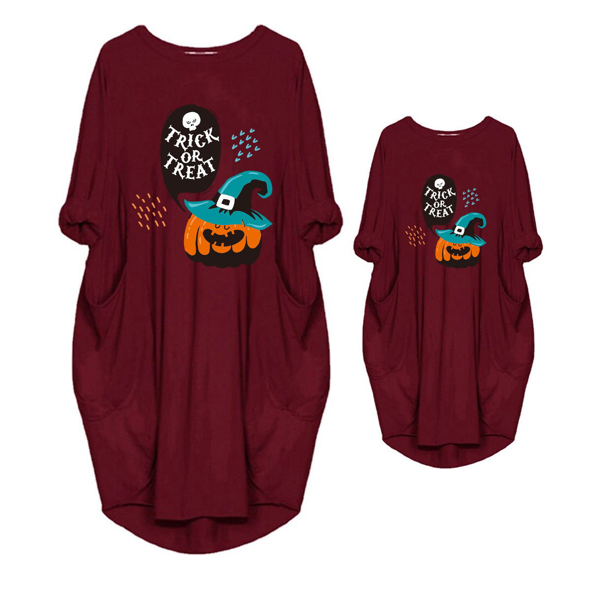Family Matching Parent-child Autumn Halloween Mother-daughter Dress