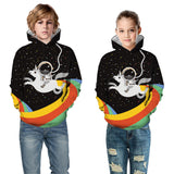 Kid Boy Girl Long Sleeve Fashion Fall 3D Digital Printing Hoodie